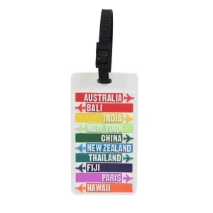 TAG DESTINOS IDENTIFICADOR DE BAGAGEM PARA MALAS DE VIAGEM